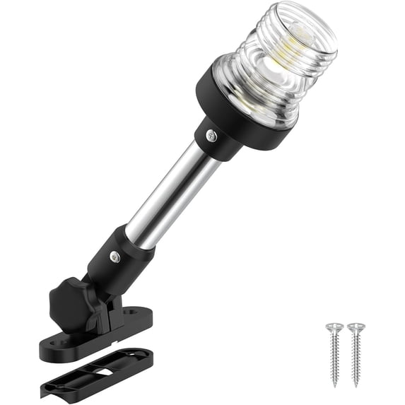 6 Inches Pontoon Stern Light Bimini Mount, Bimini Light for Pontoon ...