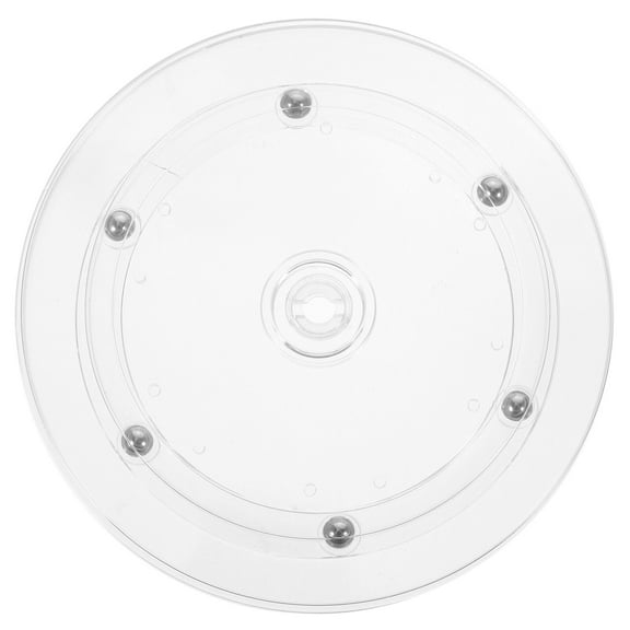 6-Inch Transparent Display Turntable Stand with 360 Rotation, Practical Display Base for Showcasing Items