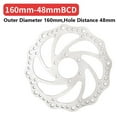 thumbnail image 1 of 6 Inches Road Cruiser 203mm/180mm/160mm/140mm Rotor Disc Brake Replacement Rear Wheel Parts Bicycle Accessories 5, 1 of 8
