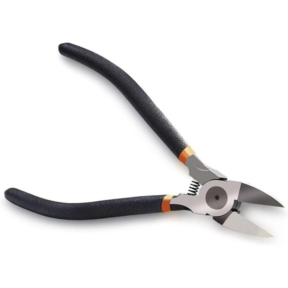 6 Inches Wire Cutters Heavy Duty Snips Flush Cut Side Cutters Pliers Metal Cutting Tool for Crafting, Floral, Artificial Flowers, Chicken Wire, Electrical, 1 Pack