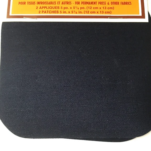 6 Iron-On Patches 4 Clothing Repair 5"X5-1/4" Fabric Patch Cotton Denim Bt52