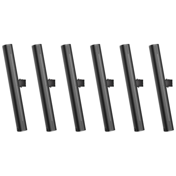(6) JBL COL800-BK 32" Black 70V Commercial Slim Column Wall Mount Array Speakers