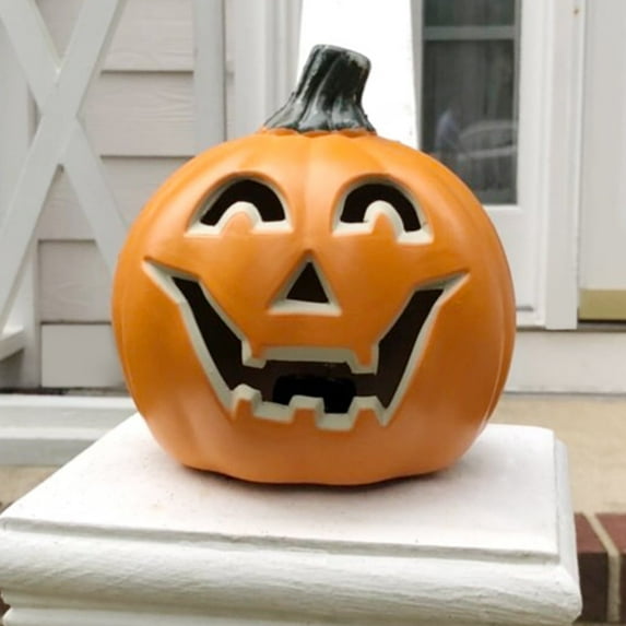 6" Jack O' Lantern - Battery Operated Halloween Pumpkin Lantern - Waterproof for Indoor Outdoor Decorations Favors