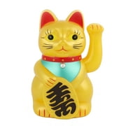 6 Japanese Maneki Neko Beckoning Money Good Fortune Waiving Lucky Cat