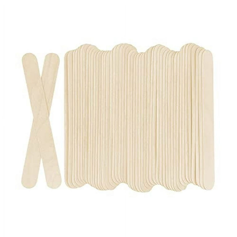 Jumbo Wood Popsicle Craft Sticks - Popsicle Sticks / Fan Sticks - Wood  Crafts - Craft Supplies