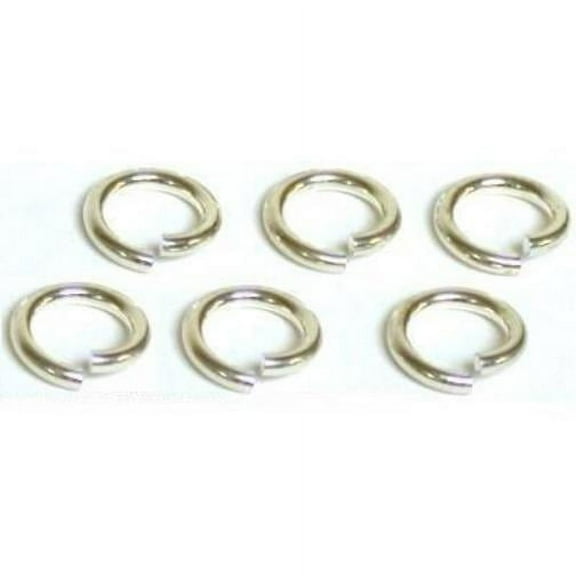 6 Jump Rings Sterling Silver Open Jewelry Charm 16 Ga