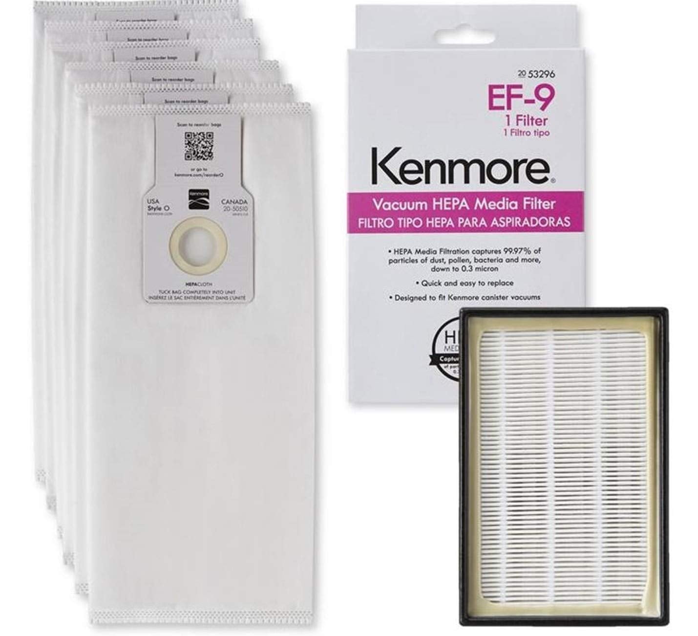 Filtro HEPA Di Scarico Per Aspirapolvere Kenmore Modello EF-9
