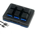 thumbnail image 1 of 6 Key Mini Keypad Wireless USB Gaming Keyboard Macro Customized Programmable OSU Keyboard for Video Games Office Work, 1 of 6