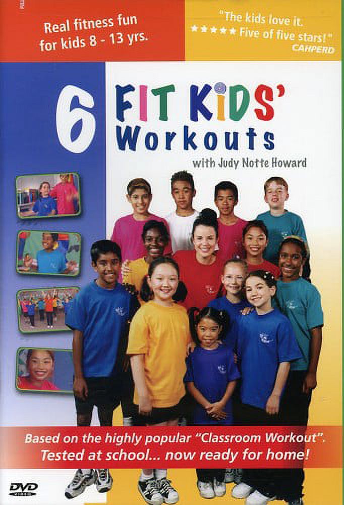 6 Kids Fitness Workouts Fit Kids (DVD) - image 1 of 1