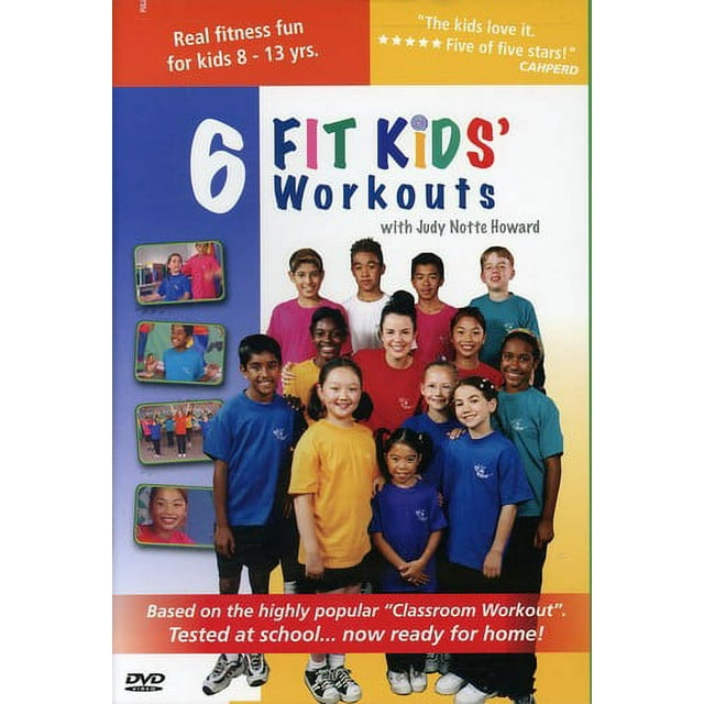 6 Kids Fitness Workouts Fit Kids (DVD)