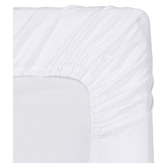 6 King Fitted Sheets, Wrinkle Free 60% Cotton 40% Polyester Bulk Pack of 6 Bottom Cover, Hotel Quality by