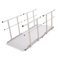 thumbnail image 1 of 6' L Silver Spring Folding Aluminum Wheelchair Access Ramp with Handrails, 1 of 7
