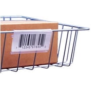 Label Holder Wire Basket/Display Clear 6"" 25 pcs/pkg