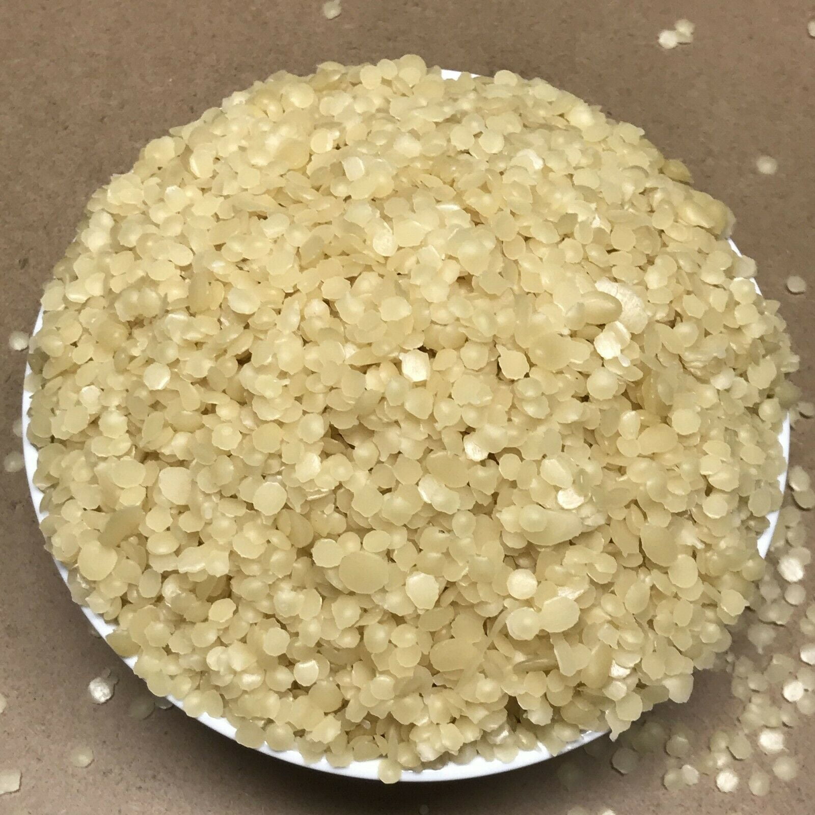 6 LB 100% Pure Natural Triple Filtered Cosmetic Grade Yellow Beeswax Pellets for Crafting