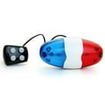 6 LED 4 Sounds Horn Ring Car Light Trumpet For Bike Rear Bike Light
