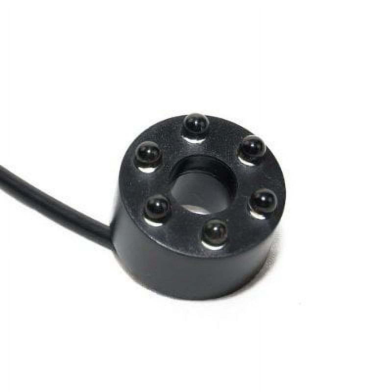 Black Plastic Submersible 6-LED Fountain Ring Light