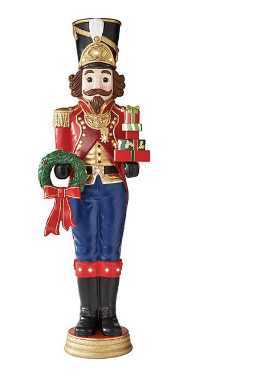 6 LED Metallic Grand Nutcracker with Music - Walmart.com