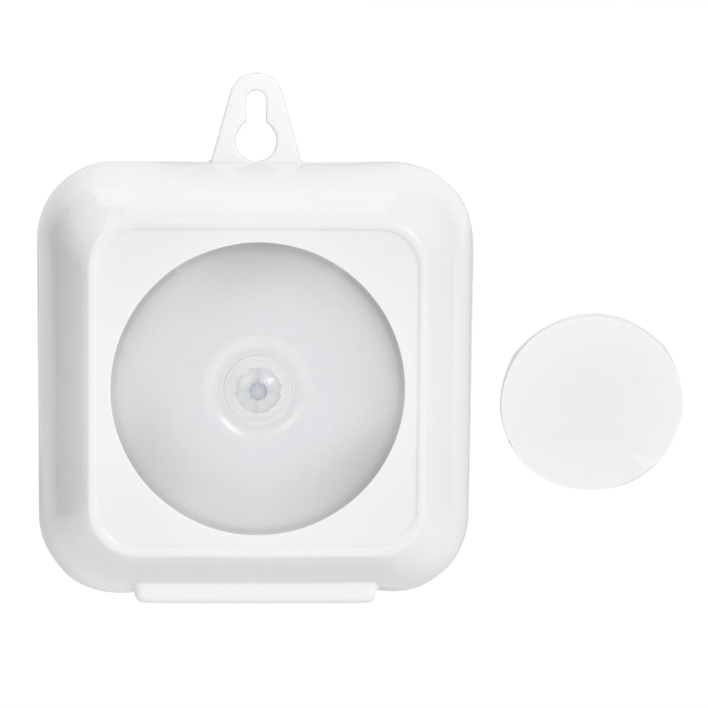 6 LED Motion Sensor Square Night Light Battery Powered Stick on Magnet Closet Wall Lamp
