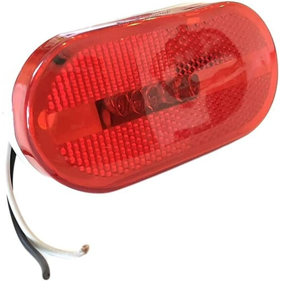 6 LED RV Clearance Light Side Marker (Red)