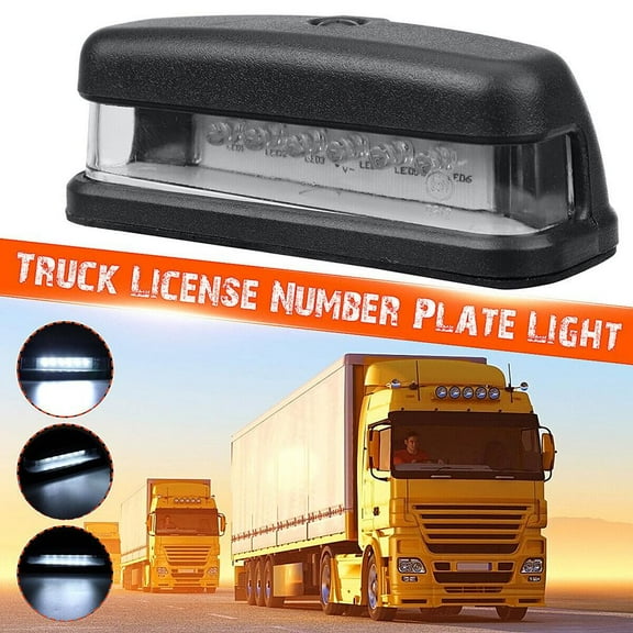 6 LED Rear License Number Plate Light Lamp Fit Truck SUV Trailer Lorry