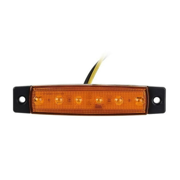 BRIGHTFUFU Trailer Lights Brake Light for Commercial Fleet Operators ABS Yellow 1Pcs