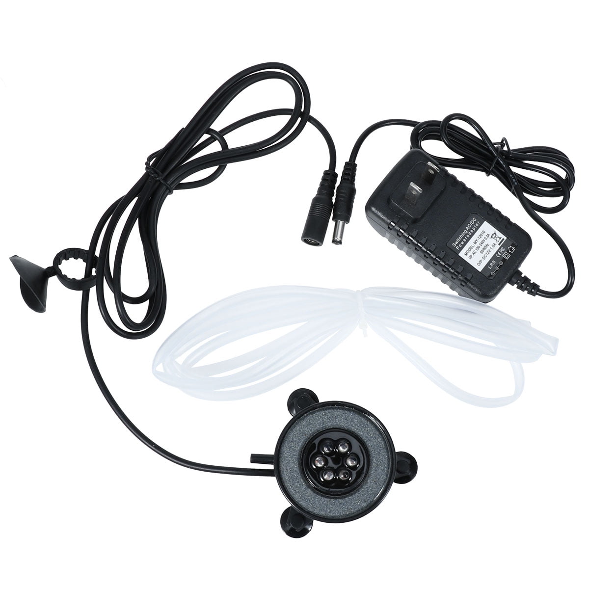 6 LEDs Aquarium Fish Tank Light Air Bubble Lights Submersible Underwater Lamps Colorful