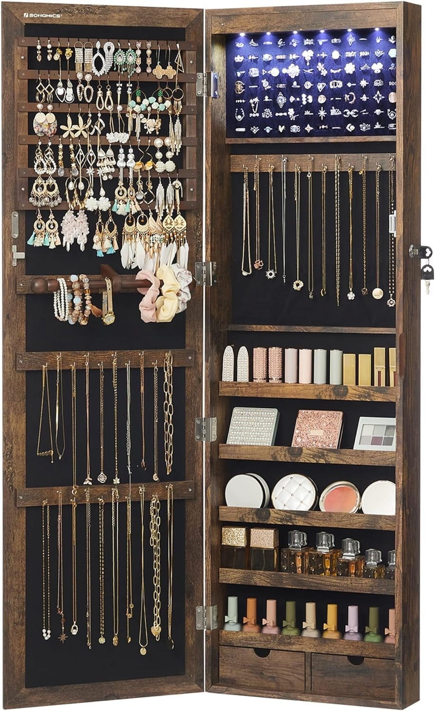 SONGMICS Mirror Jewelry Cabinet - Thumbnail 4