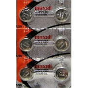 6 LR1130 (189) Alkaline Button Cell Batteries By maxell "New hologram packaging"