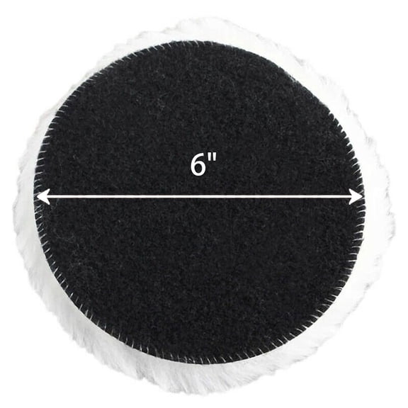 6" Lambs Wool Buffing Polishing Pads Bonnets Sanding Car Buffer Pad