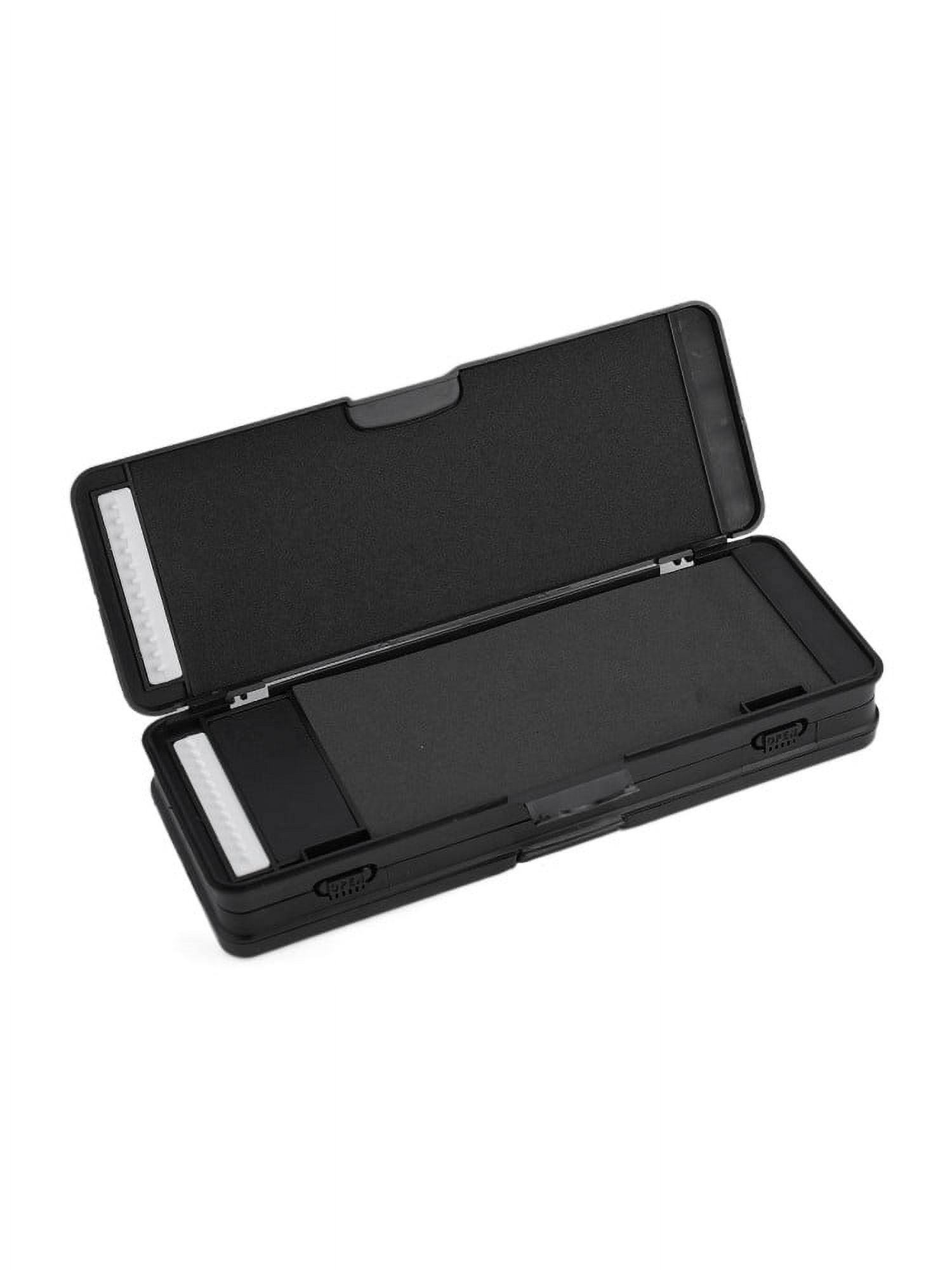 6-Layer Carp Fishing Tackle Box for 72 Hair Rigs, Coarse Fishing Hook Storage Wallet with Secure Twin Clip Lock Lid