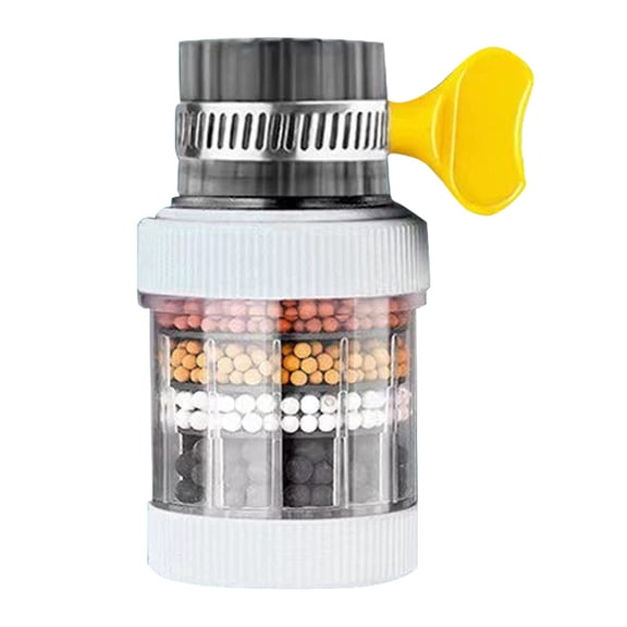 6 Layer Faucet Filter,Kitchen Shower Water Purifier Activated Faucet Water Purifier Bathroom Tap Attachment For Hard Water