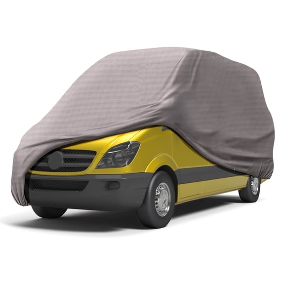 Seal Skin Waterproof Van Cover, Heavy-Duty Multi-Layer PEVA, UV Snow & Wind Protection Fit Vans Upto (217"-240")