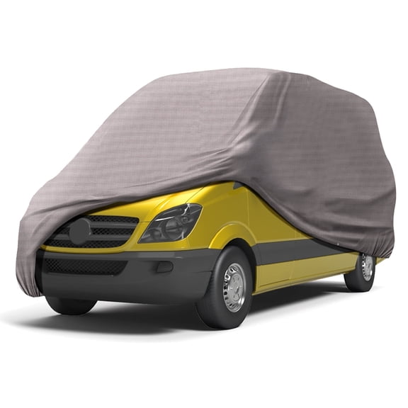 Seal Skin Waterproof Van Cover, Heavy-Duty Multi-Layer PEVA, UV Snow & Wind Protection Upto (261"-288")