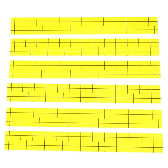 6 Leviton Yellow Labels for Cat 5e 110-Type Telephone Wiring Base Lined 41LBL-Y