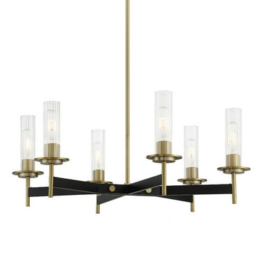 2546-726-Minka Lavery-Baldwin Park - 6 Light Chandelier-11.5 Inches Tall and 27 Inches Wide     -Traditional Installation