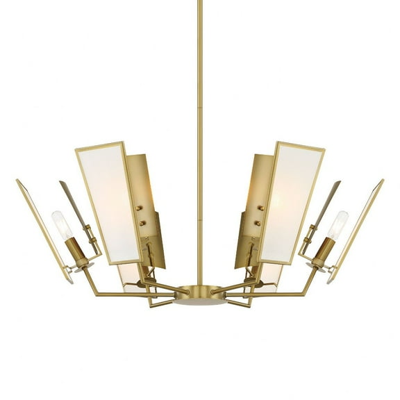 Minka Lavery - Ricochet - 6 Light Chandelier-11 Inches Tall and 32 Inches Wide
