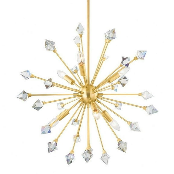 6 Light Chandelier-23.25 inches Tall and 24.5 inches Wide Bailey Street Home 735-Bel-4955959