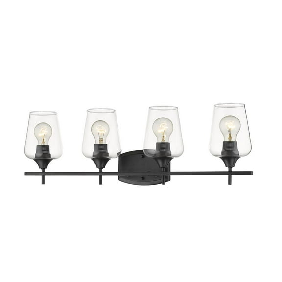 6 Light Chandelier In Retro Style 27 Inches Wide By 97.75 Inches High-Matte Black/Olde Brass Finish Z-Lite 477-6Mb-Obr