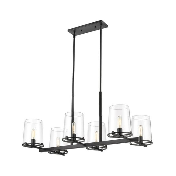 Z-Lite 6 Light Linear Chandelier