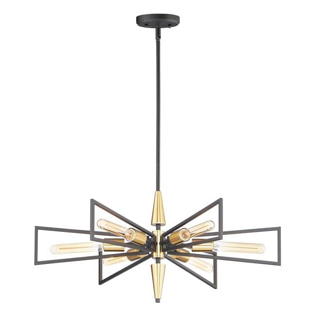 Open Box 6 Light Chandelier Maxim Lighting 11656Bksbr