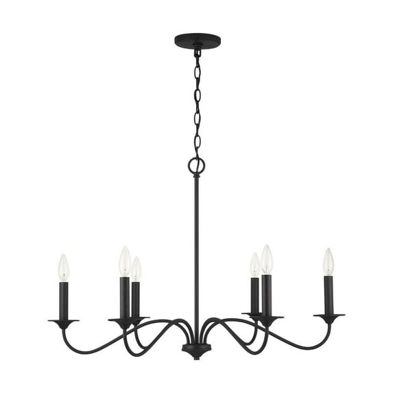 6 Light Chandelier -Traditional Installation Capital Lighting 437262Bi