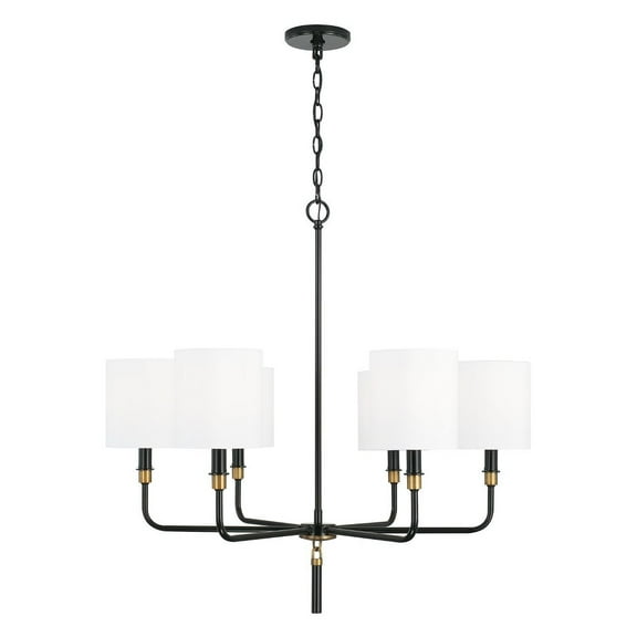 6 Light Chandelier     -Traditional Installation Capital Lighting 441961Ya-702