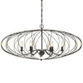 thumbnail image 1 of 6 Light Chandelier     -Traditional Installation Crystorama Lighting Zuc-A9036-Eb-Ga, 1 of 5