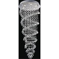 thumbnail image 1 of CWI Lighting Double Spiral 6 Light Metal Flush Mount in Chrome, 1 of 2