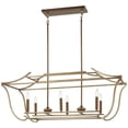 thumbnail image 1 of Minka Metropolitan - Magnolia Manor - 6 Light Island In 18.13 Inches Tall and, 1 of 2