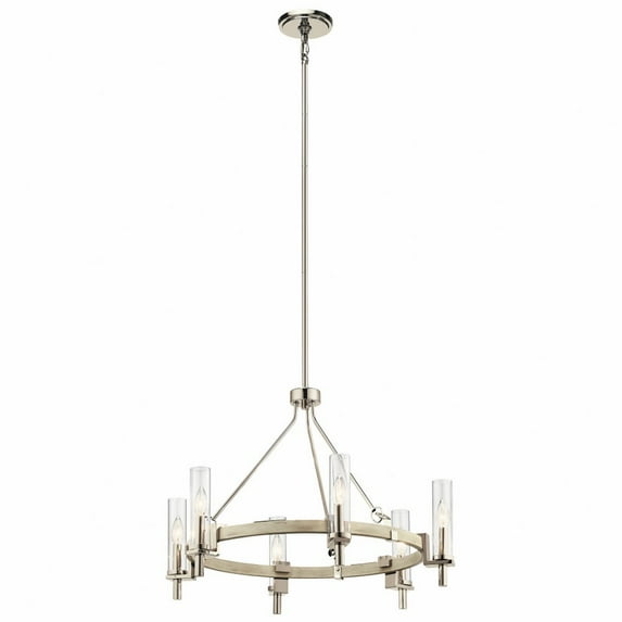 44284WWW Kichler Lighting Telan - 6 Light Large Chandelier - 21.5 Inches Tall By 29.25 Inches Wide -Traditional Installation