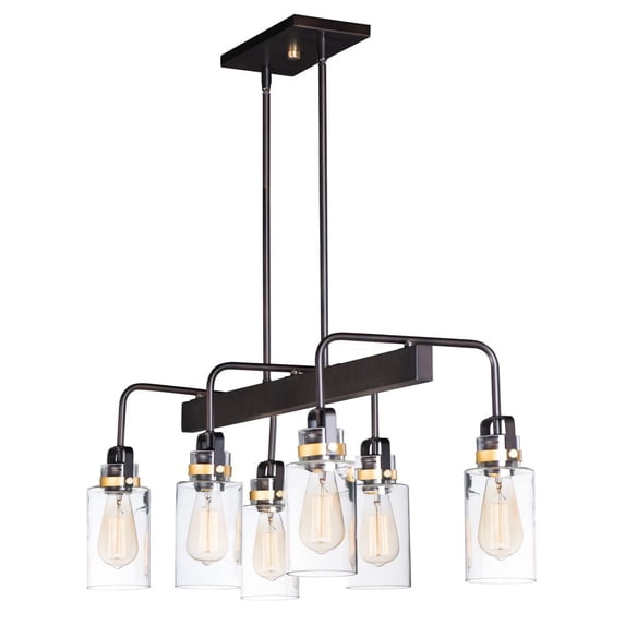Maxim Lighting - Six Light Linear Pendant - Linear Pendant - Magnolia-6 Light