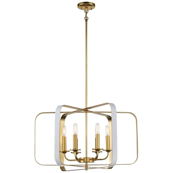 6 Light Pendant 28 Inches Tall By 26 Inches Wide -Traditional Installation Minka Lavery 1216-706