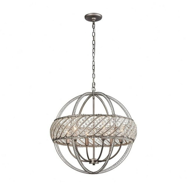-6 Light Pendant in Modern/Contemporary Style-24 inches Tall and 23 inches Wide Bailey Street Home 2499-Bel-2780010