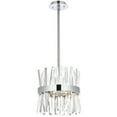 thumbnail image 1 of 6 Light Round Pendant in Modern Style-12 inches Tall and 12 inches Wide-Chrome Finish Bailey Street Home 390-Bel-5048089, 1 of 1